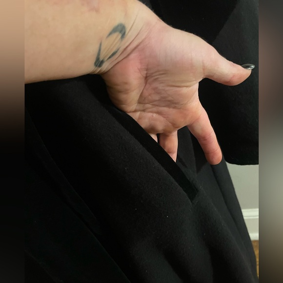 Vintage Donny Brook 100% Wool Black Coat - Picture 4 of 11